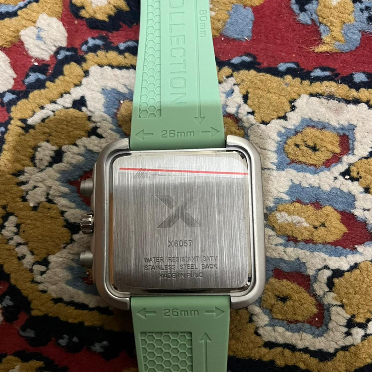 ساعت مچی اکستری بند سیلیکونی مدل X 6057G