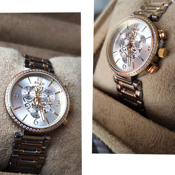 ساعت مچی عقربه ای زنانه انزو مدل EC-2170 TEL