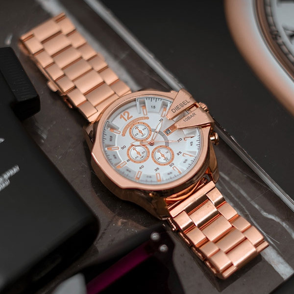 ساعت مچی عقربه ای دیزل شاخدار DIZEL - ROZ/W/ROZ