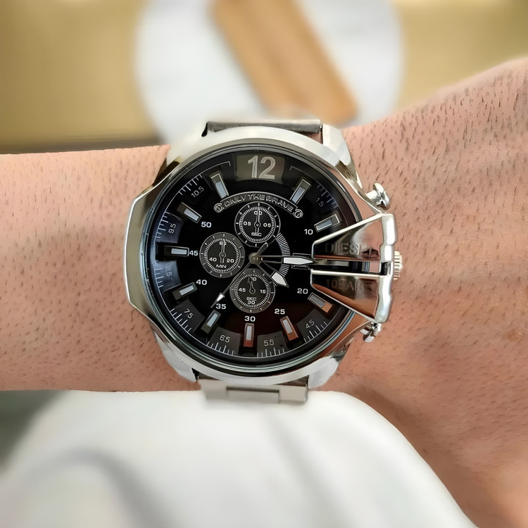 ساعت مچی عقربه ای دیزل شاخدار DIZEL - S/B/S