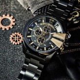 ساعت مچی عقربه ای دیزل شاخدار DIZEL - B/B/G