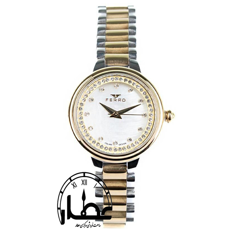 ساعت مچی زنانه برند فرو مدل FL 21493 S/G/W