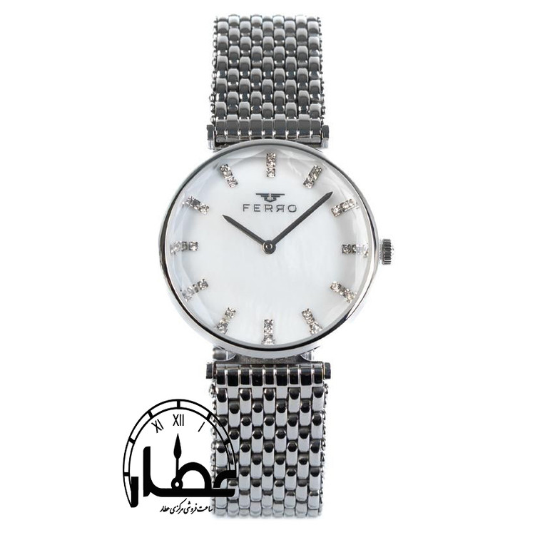 ساعت مچی زنانه برند فرو مدل FL 21383 S/W