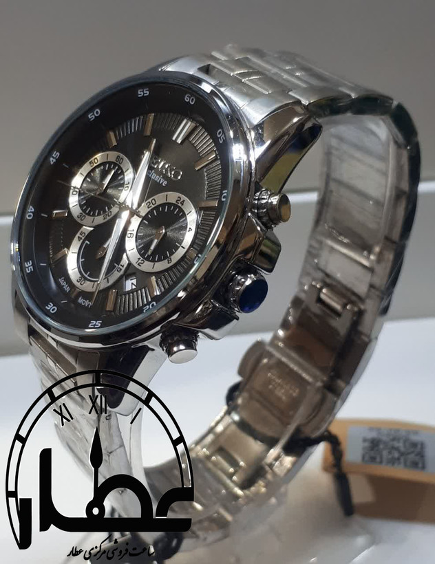 سیکو اکسکلوسیو کرنوگراف مردانه با کد کالای محصول 3059G SS-BK-SS