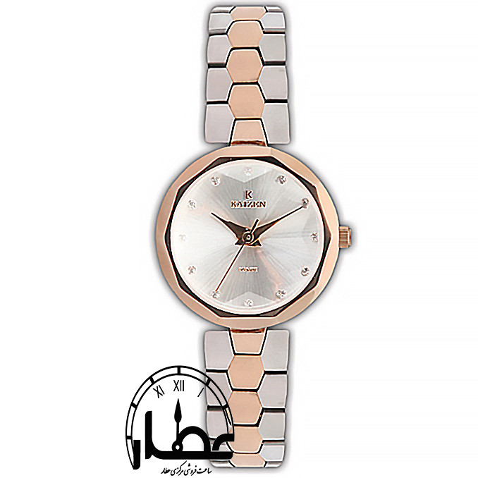 ساعت مچی زنانه فلزی کایزن مدل KG2204LG