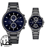 ساعت مچی ست فلزی ونیز مدل 80154GUN-BL