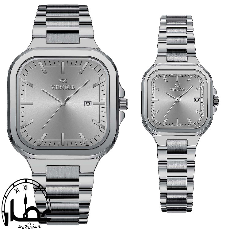 ساعت مچی ست فلزی ونیز مدل 80147SIL-W