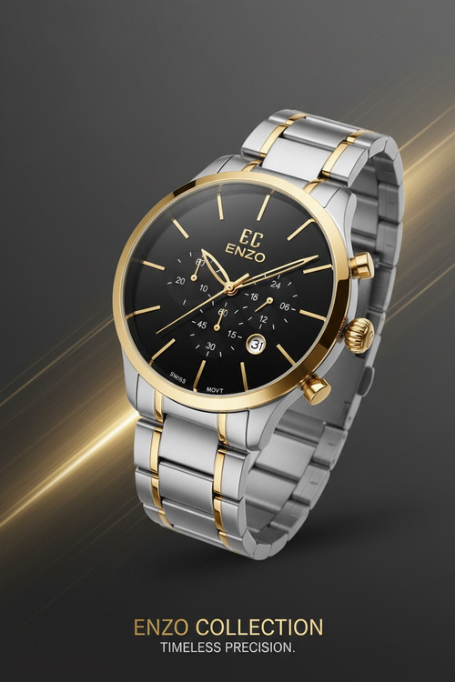 ساعت مچی مردانه فلزی انزو مدل EC-846 TBG