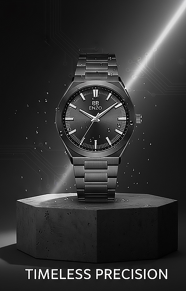 ساعت مچی مردانه فلزی انزو مدل EC-3810 BBG