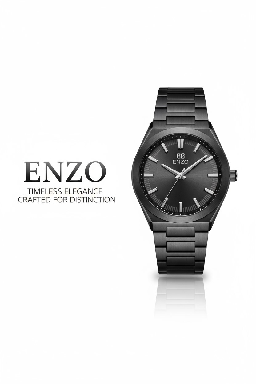 ساعت مچی مردانه فلزی انزو مدل EC-3810 BBG
