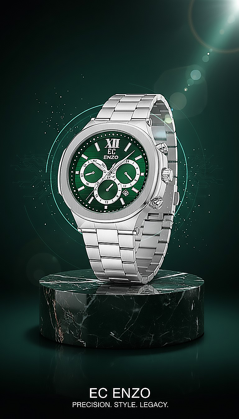 ساعت مچی مردانه فلزی انزو مدل EC-2186 AGG