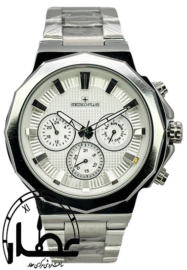 ساعت مچی مردانه فلزی سیکو پلاس مردانه کد 1051