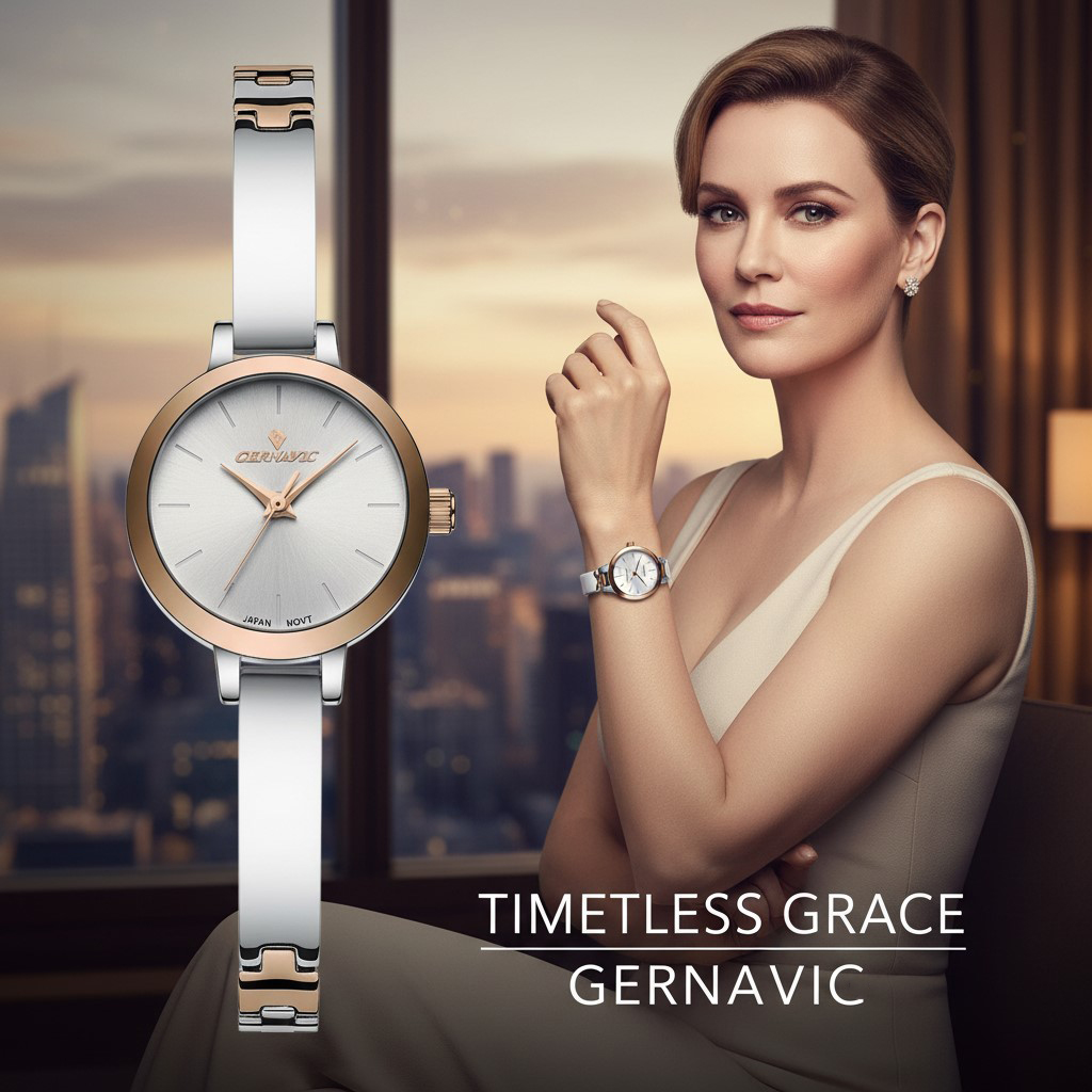 ساعت مچی زنانه فلزی گرناویک مدل 521006001