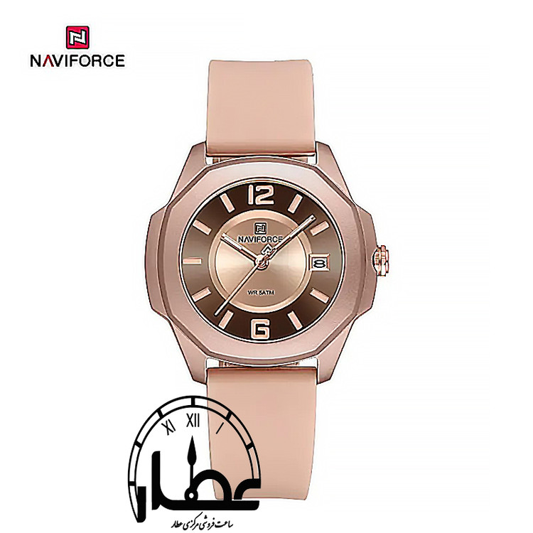 ساعت مچی نیوی فورس کلاسیک زنانه مدل NF7107-PIN/PIN/PIN