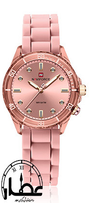 ساعت مچی نیوی فورس کلاسیک زنانه مدل NF7115-PIN/PIN/PIN